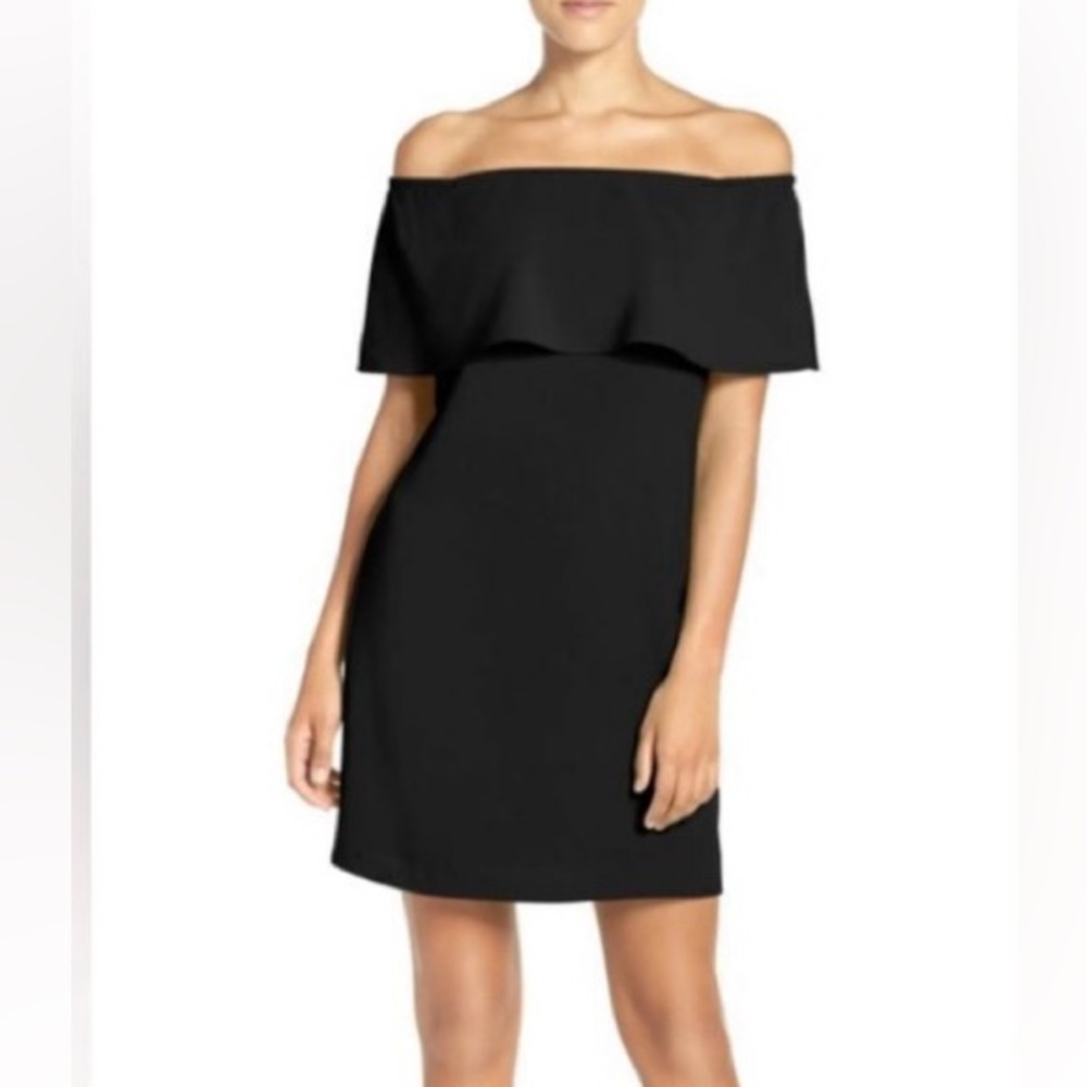 Charles Henry Black off the shoulder dress NWT